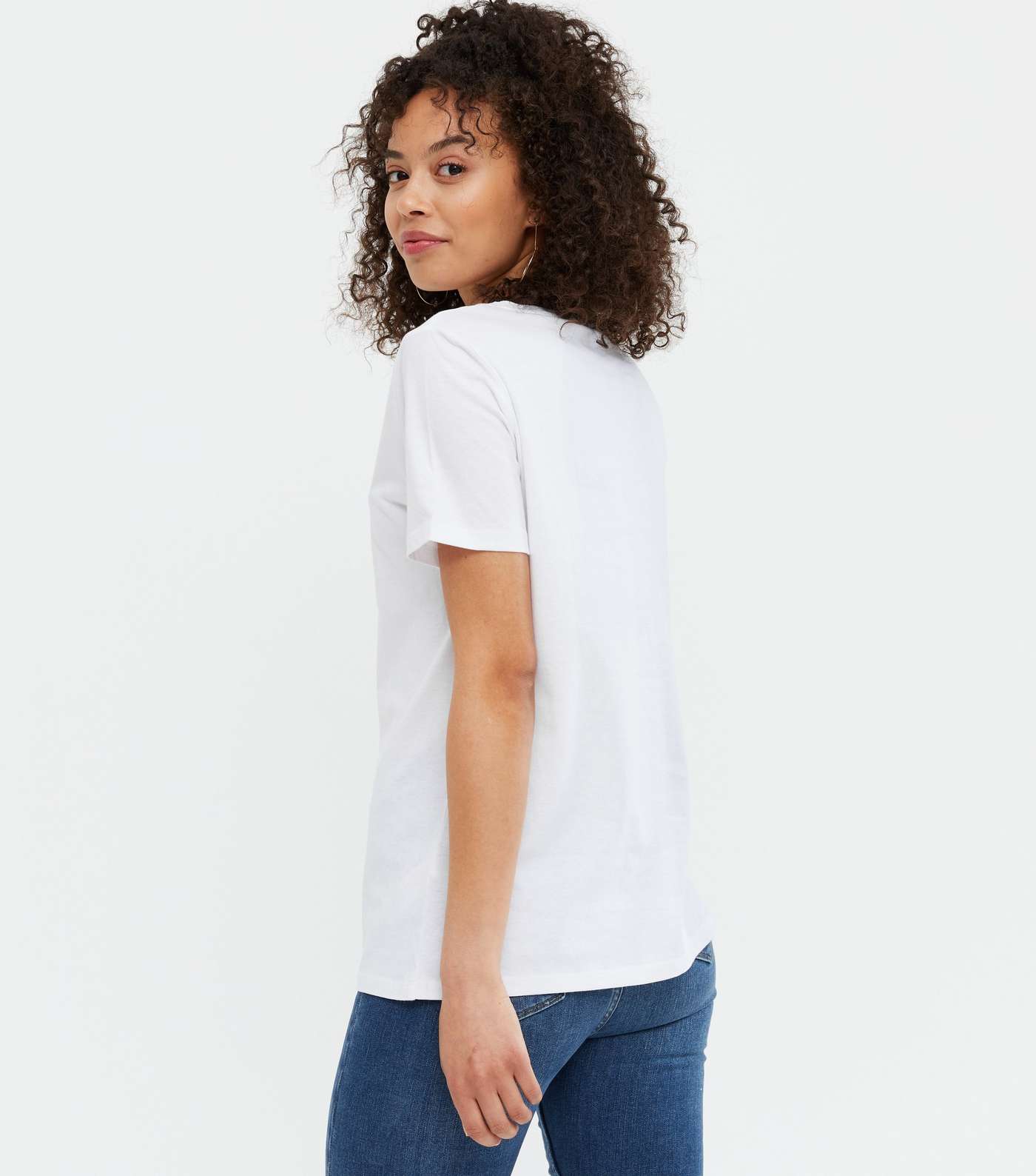 Tall White Bow Photograph T-Shirt Image 4