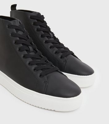 Black High Top Trainers | New Look