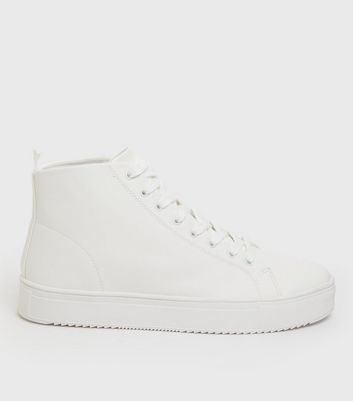 High top white trainers hot sale womens