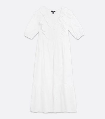 petite white sundress