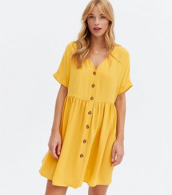 New look hot sale mustard dress