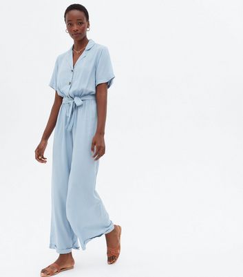 Light 2024 blue jumpsuit