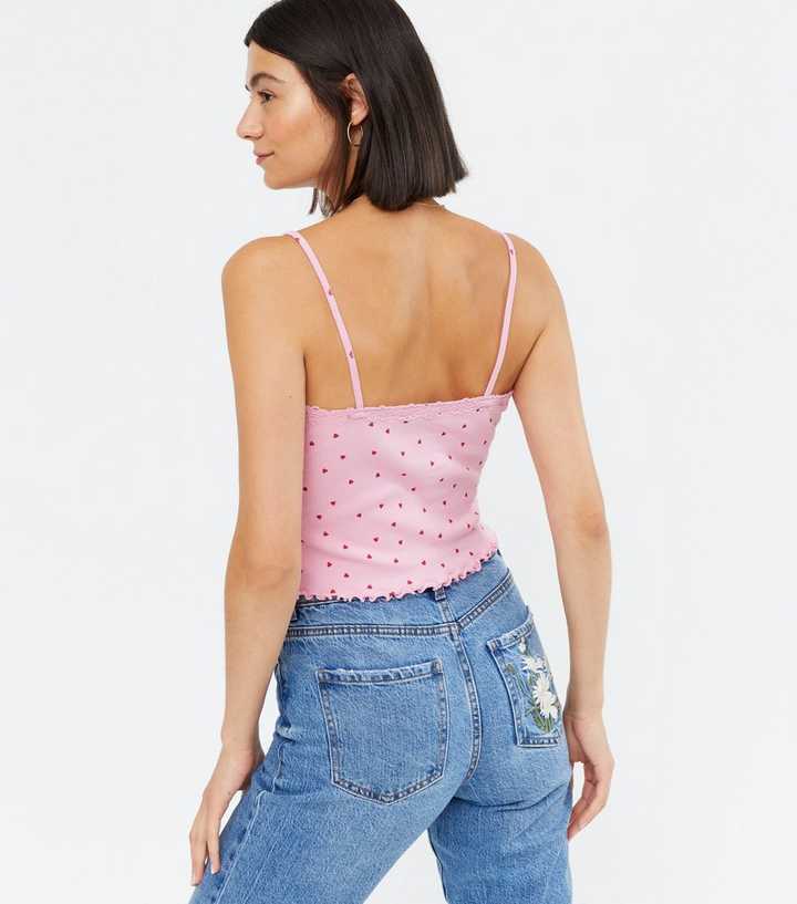 Z-Supply Candy Hearts Whisper Pink Cami