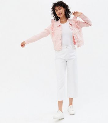 Pink Vanilla Pale Pink Frill Denim 