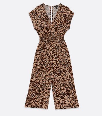 Leopard wide leg jumpsuit online