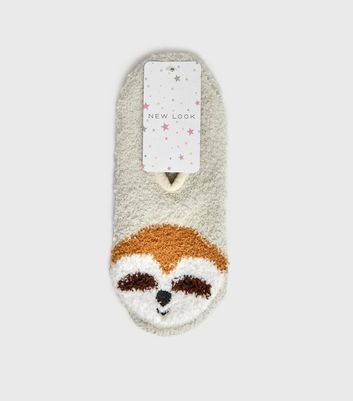 fluffy socks sloth