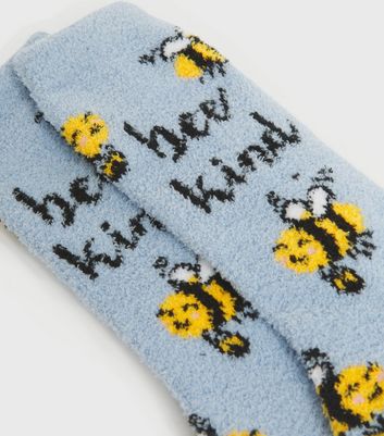 bee fluffy socks