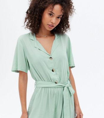 New look green playsuit online