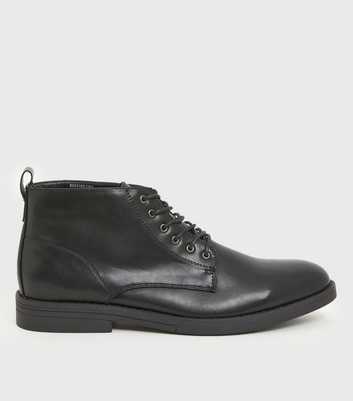 Black Lace Up Ankle Boots