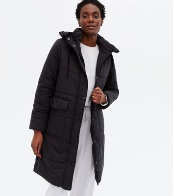 new look longline puffer jacket