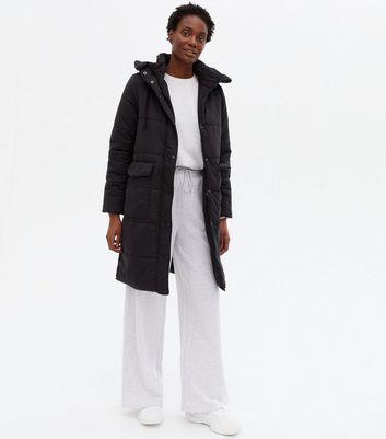 janne longline hooded puffer jacket