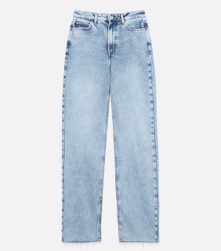 Straight leg split jeans –