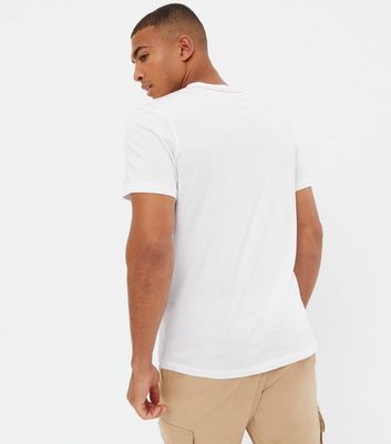 Jack \u0026 Jones White Surfing Logo T-Shirt 