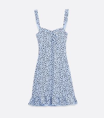 blue dalmatian dress