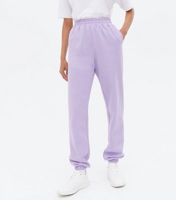 purple womens joggers