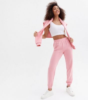 New look pink joggers sale