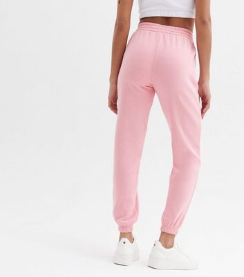 Pink cuffed 2024 joggers