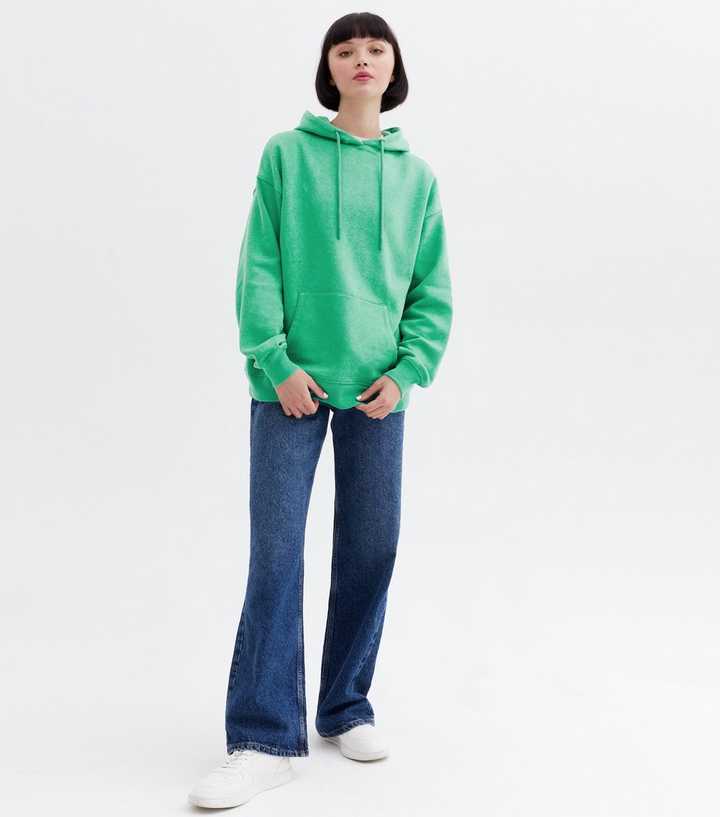 h&m green hoodie