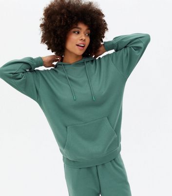 Click to view product details and reviews for Green Pocket Front Hoodie New Look.