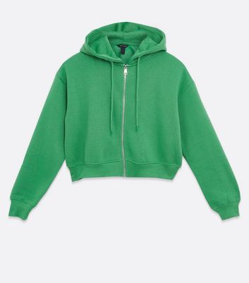 green zip up