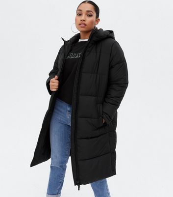 petite black puffer coat
