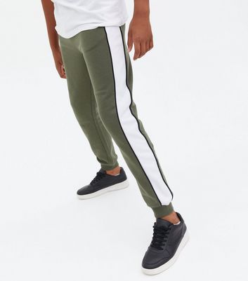 Nike colourblock cuffed discount joggers in khaki