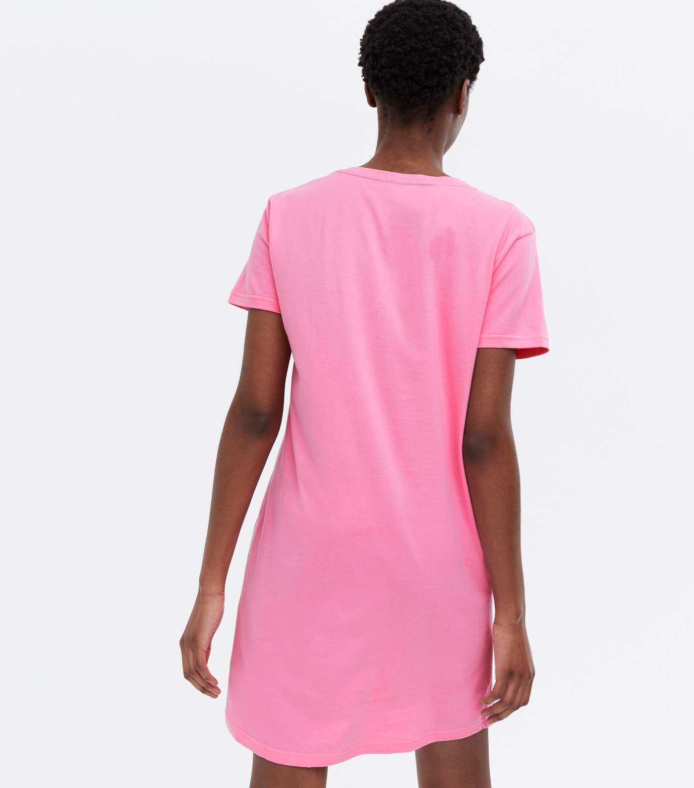 Pink Stay In Bed Logo Nightshirt Image 4