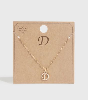 nice initial necklace