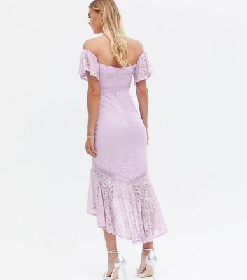 little mistress lilac midi dress