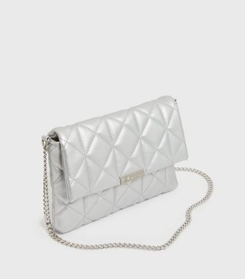 new look silver bolsa