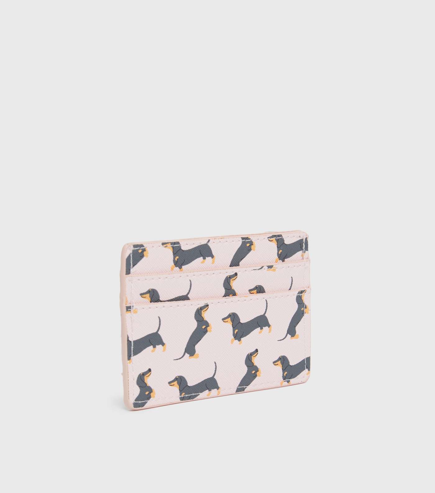 Pale Pink Sausage Dog Card Holder Image 2