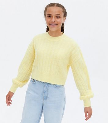 pale yellow sweater