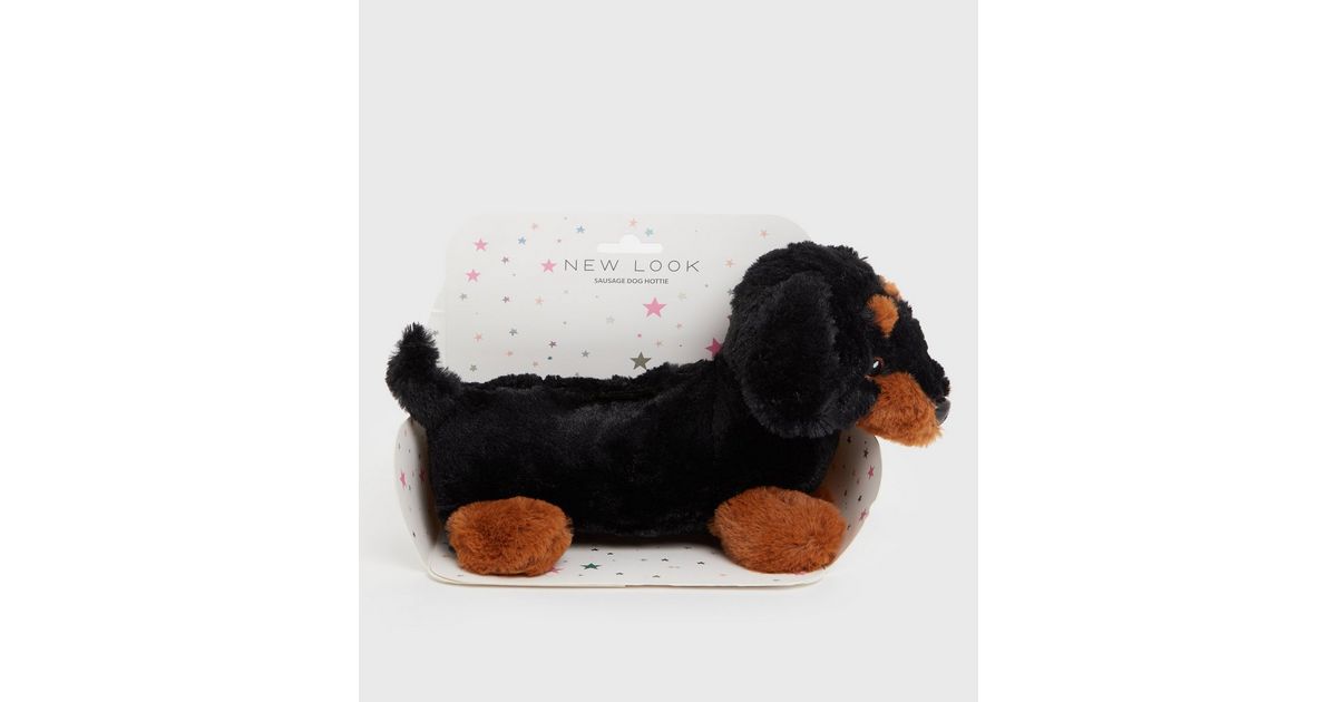 Black Sausage Dog Microwavable Hottie New Look