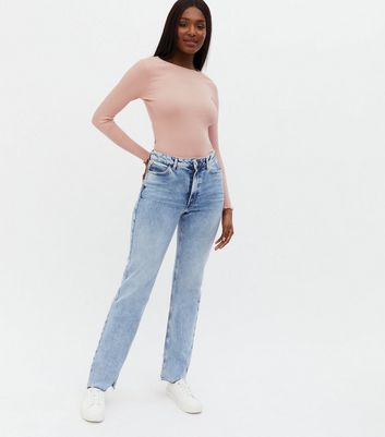 White Frill Long Sleeve Tops 