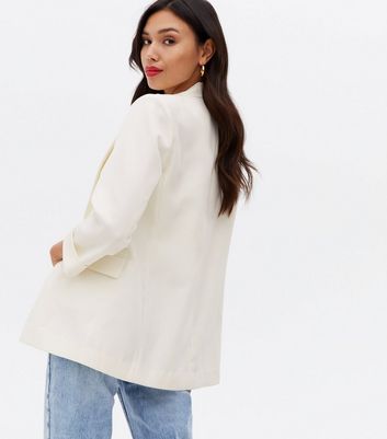 New look cream on sale blazer