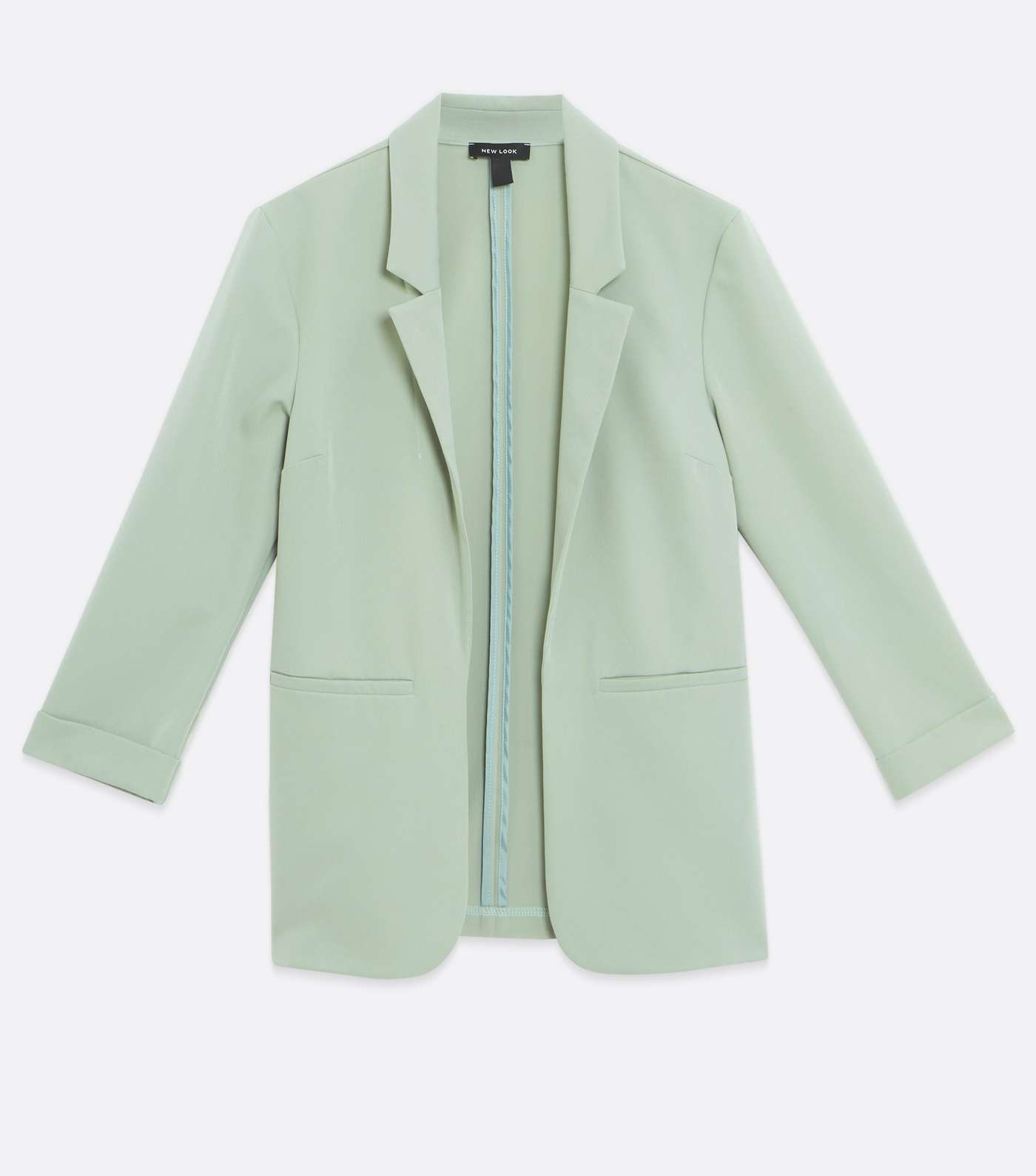 Light Green Relaxed Fit Blazer Image 5