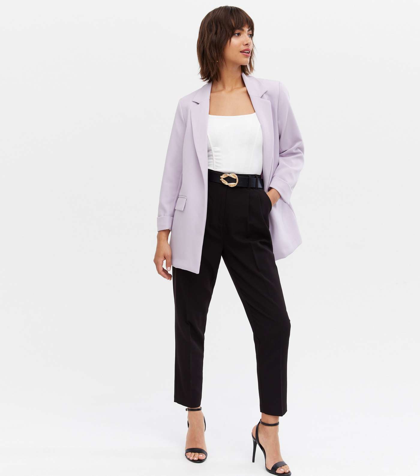 Lilac Relaxed Fit Blazer Image 2