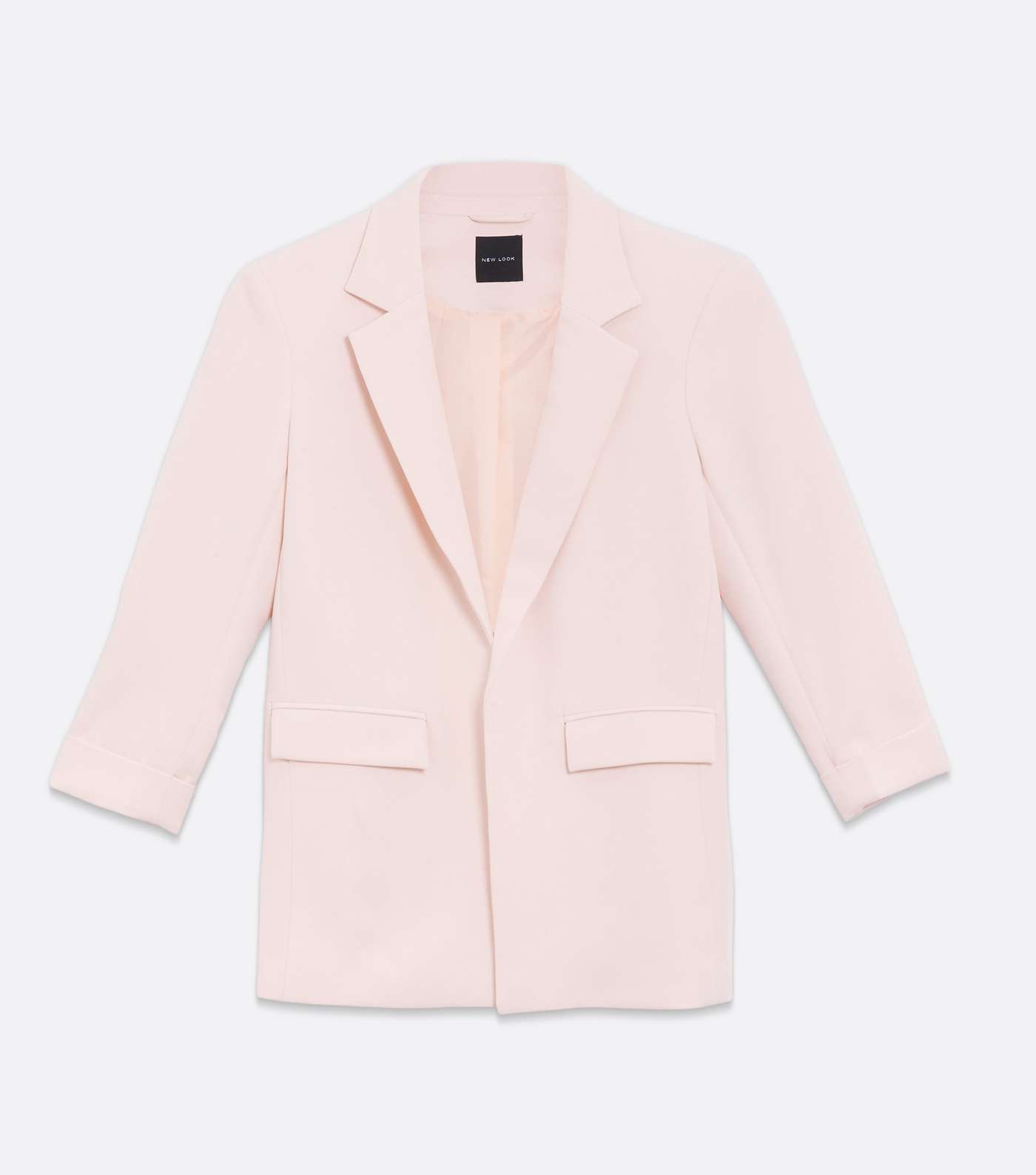Pale Pink Relaxed Fit Blazer Image 5