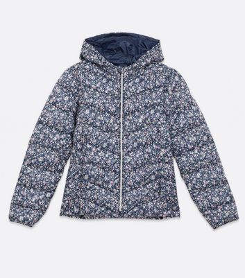 navy floral jacket