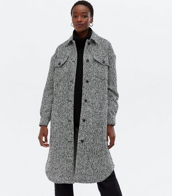 new look boucle coat