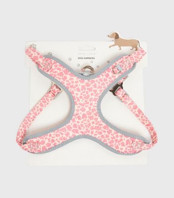 leopard print harness