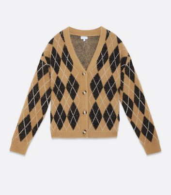 argyle cardigan mens
