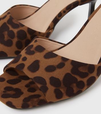 new look leopard heels