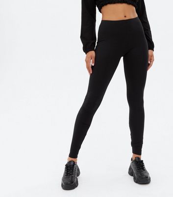 Click to view product details and reviews for 2 Pack Black Jersey Leggings New Look.