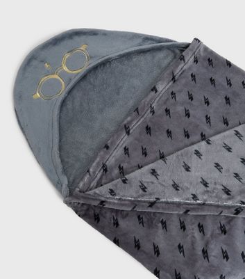 Grey Harry Potter Fluffy Blanket Hoodie 