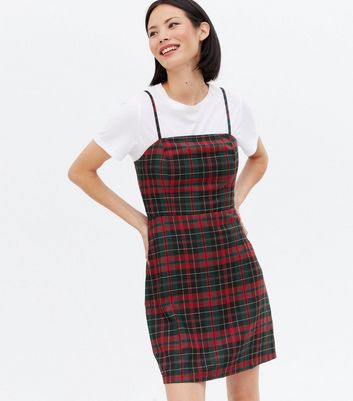 Pull and bear hot sale pinafore dress