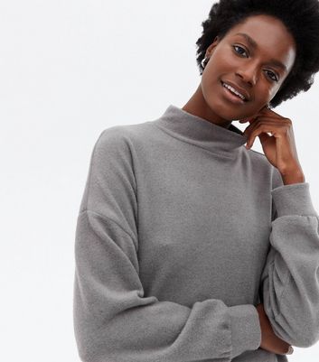 grey fine knit jumper