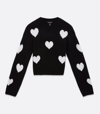 girls heart jumper