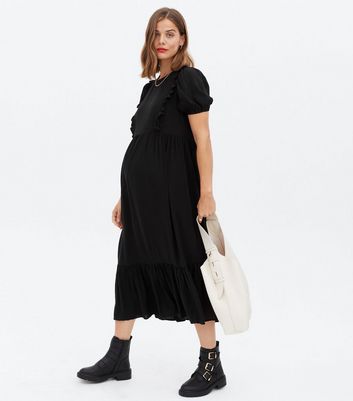 Side zip store nursing dress