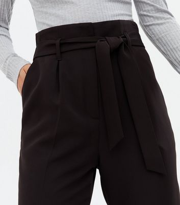 Tall Black Belted High Waist Extra Long 